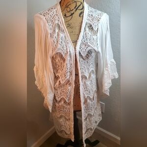 Hazel Cream Lace Women's Cape
